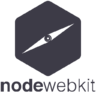Nodewebkit, 普通的, 字标, 标志 图标