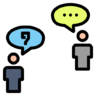 ícone Comunicação, comunicação, transmissão, comércio, bate-papo