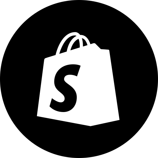 Shopify black logo - Social media & Logos Icons