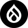 推, 黑色的, 标志 图标