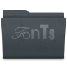 ícone Fontes, pasta