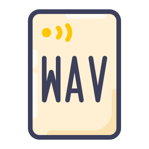 wav, ประเภทของแฟ้ม ไอคอน