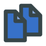 Files, file, explorer, manager, duplicate, survey Icon