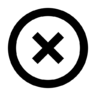 Off, outline, close Icon