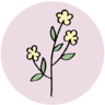 Icona Fiore, foglia, primavera, evidenziare, giardino, la natura