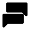 Question, chat, negosiation, communication, messages, conversation, bubbles Icon
