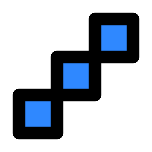 块, 五个 图标