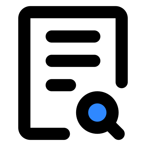 doc, 검색, 두 개의 아이콘