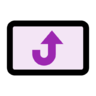 Gui, 回転, へ, 肖像 アイコン