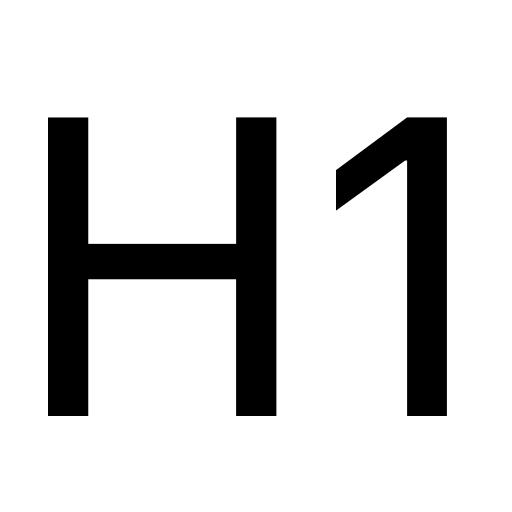 类型, h1 图标