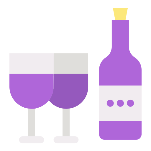 葡萄酒, 眼镜 图标