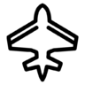 Aircraft, transport, plane, transportation, airplane, travel Icon