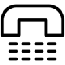 Telephone, call, support, communication, business, phone Icon