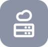 Cloud, server, database, computer, db Pictogram