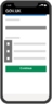 Mobiel, vraag, check, ui, sjabloon, app Pictogram