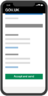 Mobiel, ui, sjabloon, app, check, antwoorden Pictogram
