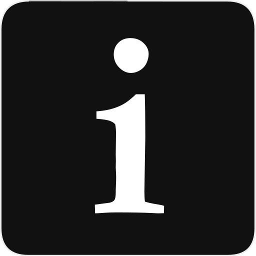 ícone informações