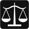ícone Tribunal, juiz, lei