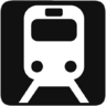 ícone De trem, estação
