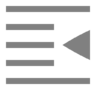Format, indent, more, rtl Icon