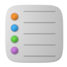 Apps, hulpmiddelen, logo, apple, herinneringen, notebook, opmerkingen, opmerking, checklist, lijst, naar, doen Pictogram