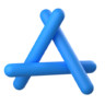 Apps, hulpmiddelen, logo, apple, winkel, toepassing, toepassingen Pictogram