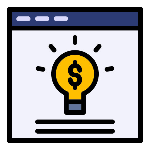 idea, lightbulb Icon