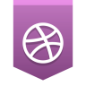 Dribbble значок