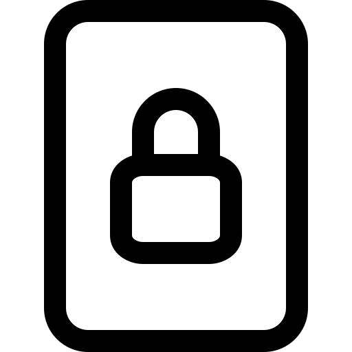 文件, 锁定 图标