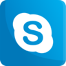 社会, 媒体, skype, 标志 图标