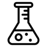 Lab, kolf, experiment Pictogram