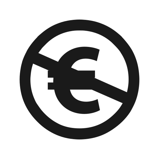 cc, nc, 欧元 图标