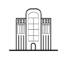 Ontwerp van appartementen, bouw, Bouw-idee, ontwerp van gebouwen Pictogram