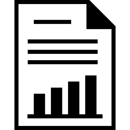 报告, 文档, 财务, 业务, 分析, 图 图标
