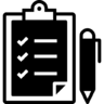 목록, 작, 할 일, notes, 클립보드 아이콘
