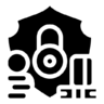 Geld, bescherming, veilig, veiligheid, bank Pictogram