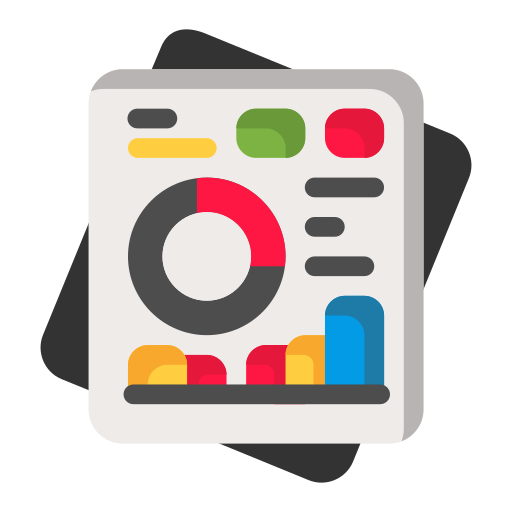 аналитика, анализ, данные, бизнес, графика, документ, отчет значок