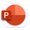 ícone Microsoft, PowerPoint, Alt, macOS, BigSur