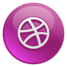 Dribbble, 社会网络 图标