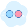 Flickr, 标志 图标