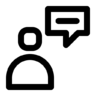 Office, message, chat, communication, user Icon
