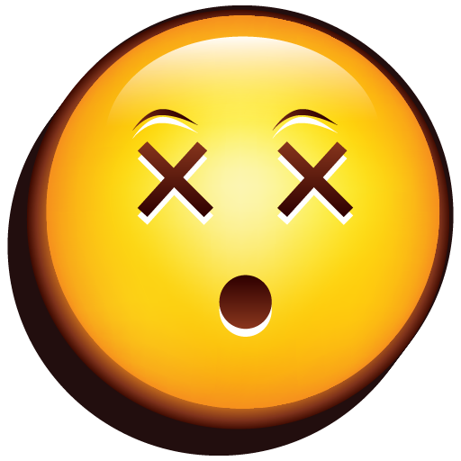 Emoji, поражены значок