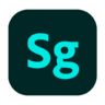 Computer, systeem, software, app, adobe, speedgrade Pictogram