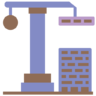 建设, 建立, 起重机, 建筑, 网站 图标