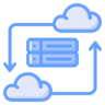 Cloud, database Pictogram