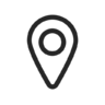 Locatie, pin, gps, tijdelijke aanduiding, kaart marker Pictogram