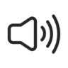 Geluid, spreker, audio Pictogram