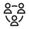 Gebruiker, interface, verbinding, account, profiel, groep Pictogram