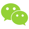 Wechat, социальные, сеть, общение, взаимодействие, подключение значок