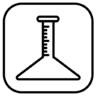 Buis, lab, laboratorium, experiment Pictogram